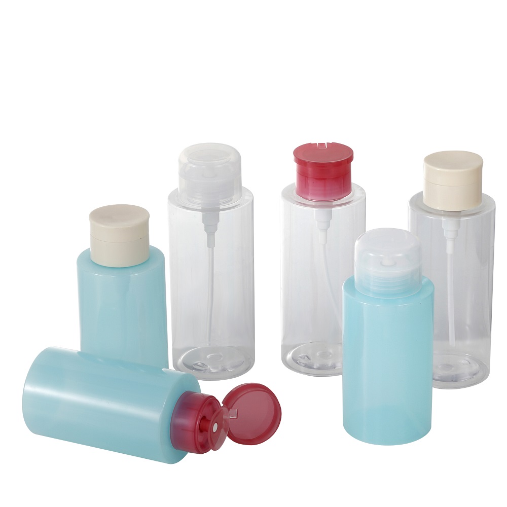 PET plastic nail polish remover bottle containers