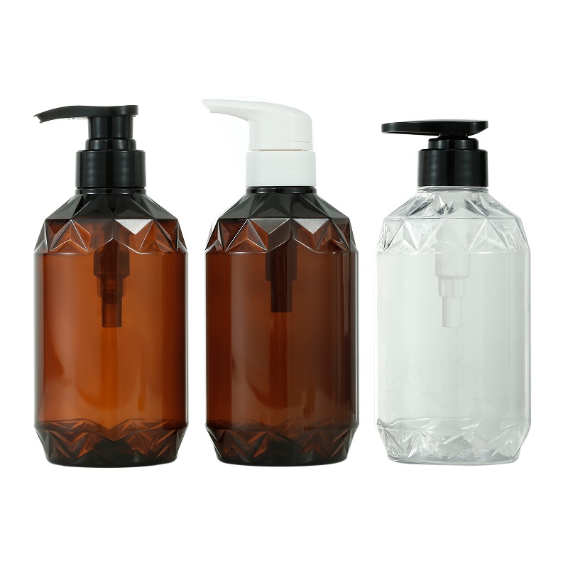 500ml plastic shampoo packaging bottle