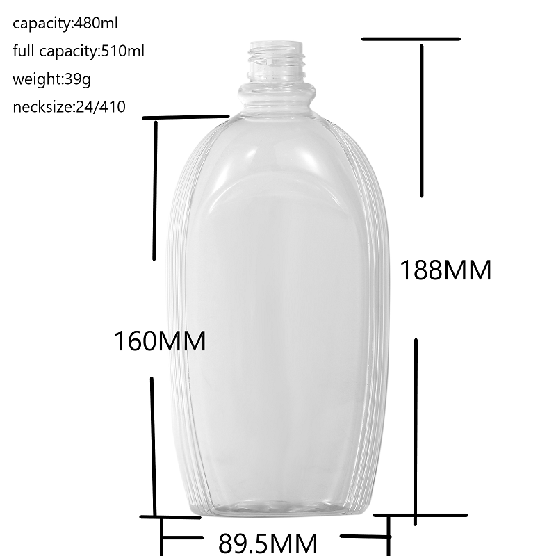 plastic transparent bottle